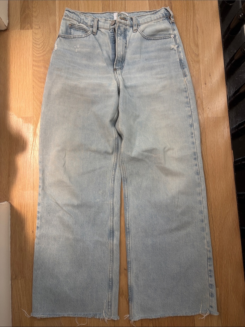 Frame High’N’Tight Wide Crop Denim